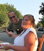 Captain Marty Teliricco greets a neighbor.jpg