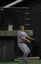 Chasing a foul ball.JPG