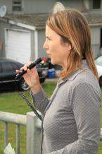Lisa Quinn, Executive Director for Feet First talks about the importance of safe walking routes.JPG