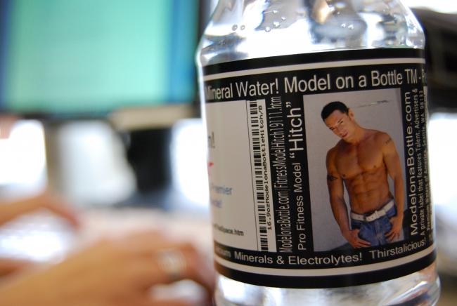 It's a model on a bottle.JPG
