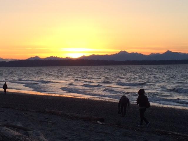 Sunsets At Golden Gardens Park Westside Seattle